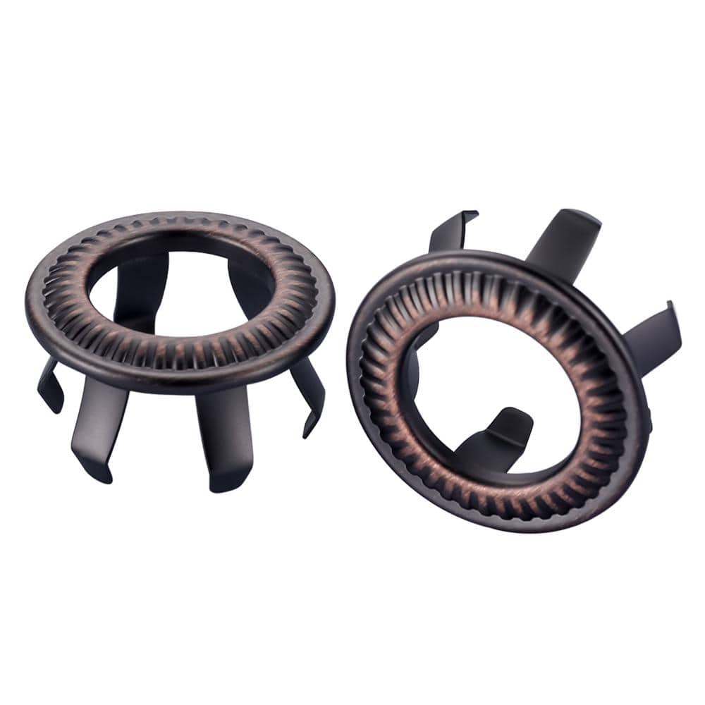 2-Pack Brass Sink Overflow Rings 1.06 in. Universal Fit in Oil Rubbed Bronze price history on PriceWatchPro