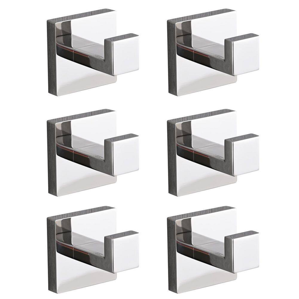 WZ J-Hook Robe/Towel Hook in Chrome, including 6 hooks price history on PriceWatchPro
