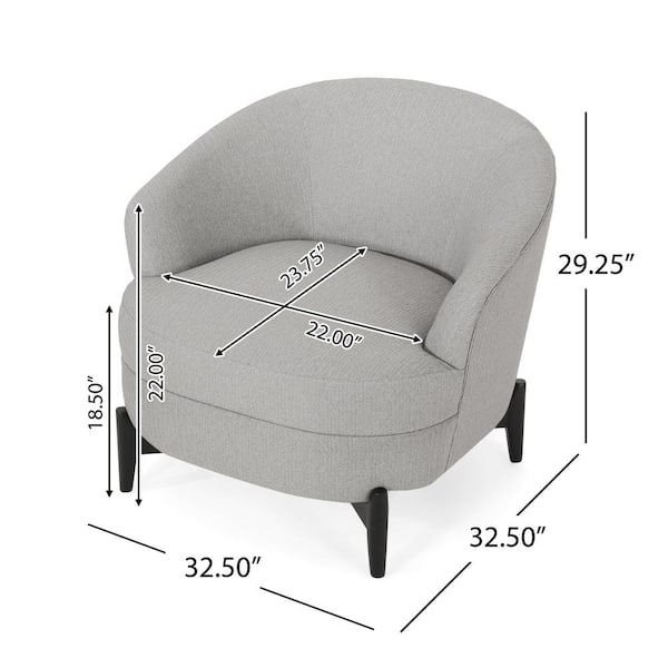 Chevron accent outlet chair with arms