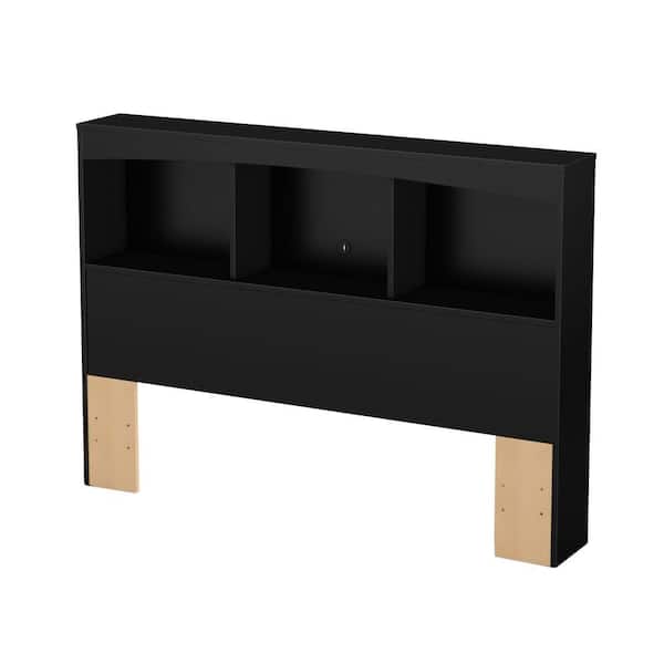 South Shore Step One Pure Black Full Headboard
