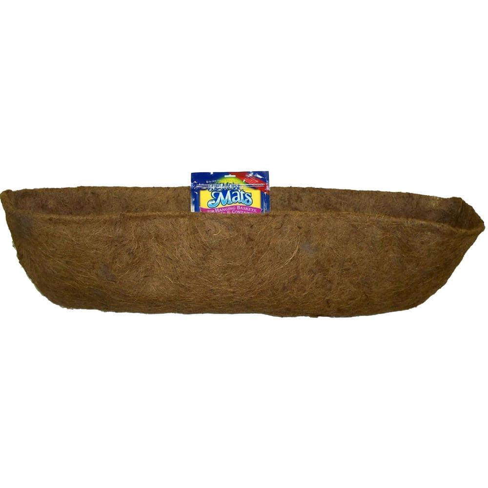 English Garden 48 in. Premium Window Basket Replacement Coconut Liner with 