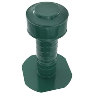 Keepa Vent 3 in. Dia Aluminum Roof Vent for Flat Roofs in Green