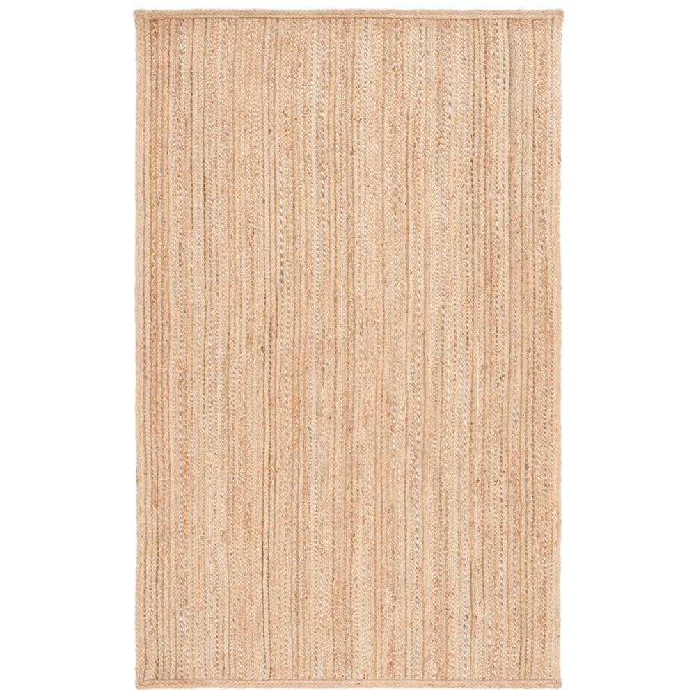 Natural Fiber Beige/Gray 5 ft. x 8 ft. Woven Solid Area Rug price history on PriceWatchPro