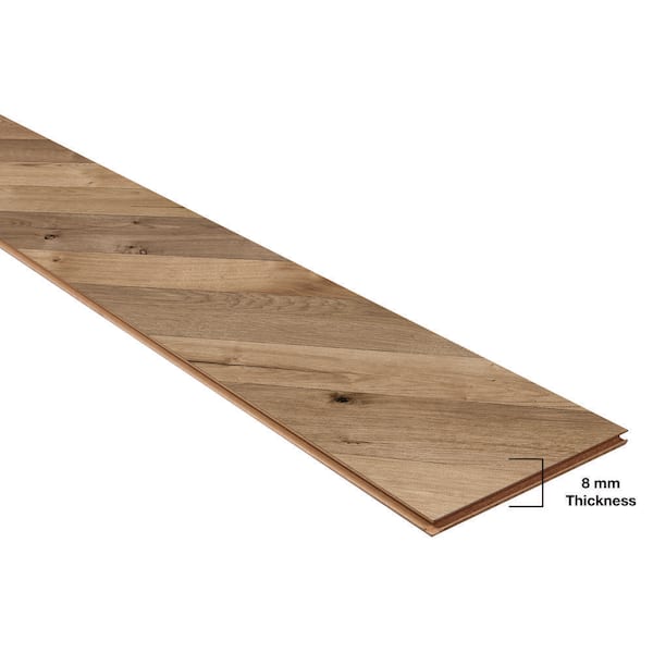 Krono Original Oak Fortress Rochesta 8mm T x 9.6 in. W Laminate Wood Flooring (29.06 sq. ft./case)