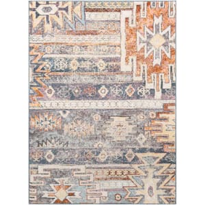 Terah Blue 5 ft. 3 in. x 7 ft. 3 in. Native American Area Rug