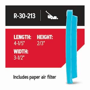 Air Filter for Walk-Behind Mowers, Fits Kohler Courage XT XT650, XT775