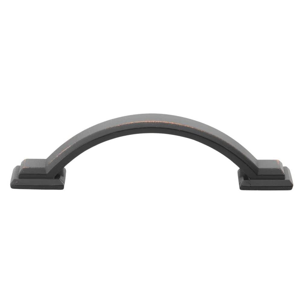 3 in. Center-to-Center Oil Rubbed Bronze Arched Square Cabinet Pull (10-Pack) price history on PriceWatchPro