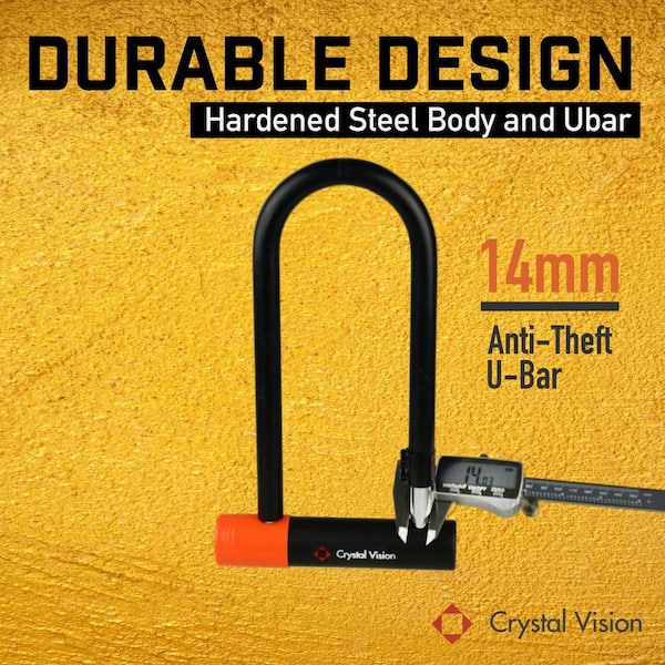 crystal vision bike lock