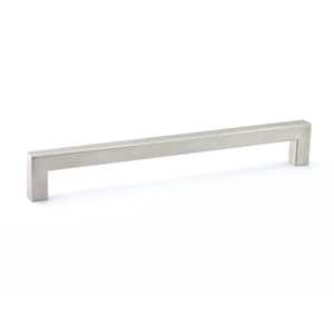 10-1/16 in. (256 mm) Center-to-Center Stainless Steel Contemporary Drawer Pull