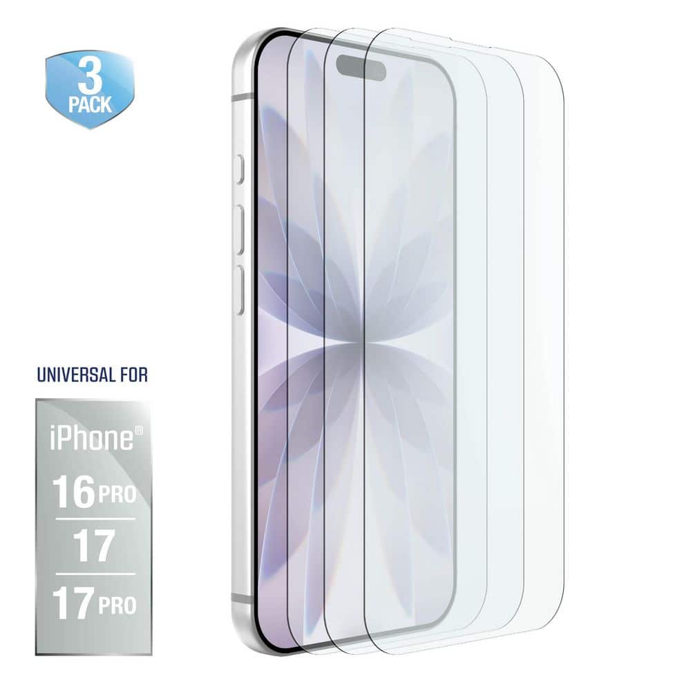 iPhone16
SIMフリー！新品！開封！商談中3人 ！ Tzumi PROGLASS iPhone 16 Pro/ 17 Pro/ 17 3pk 30742HD - The Home Depot