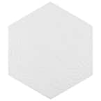 Gaudi Hex White 8-5/8 in. x 9-7/8 in. Porcelain Floor and Wall Tile (11.56 sq. ft. / case)