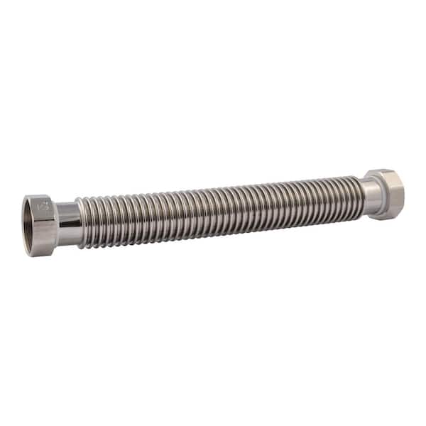 HOLDRITE 2 in. x 2 in. x 18 in. Corrugated Stainless Steel Water Heater Connector