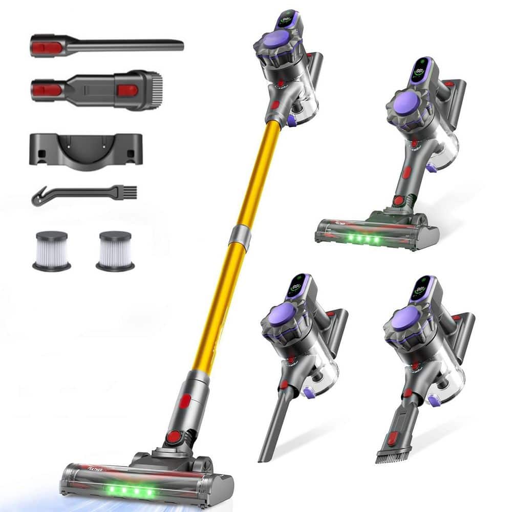 Bagless Cordless HEPA Upright Vacuum for Pet Hair/Carpet/Floor in Black with LED Touch Display and Charging Dock price history on PriceWatchPro