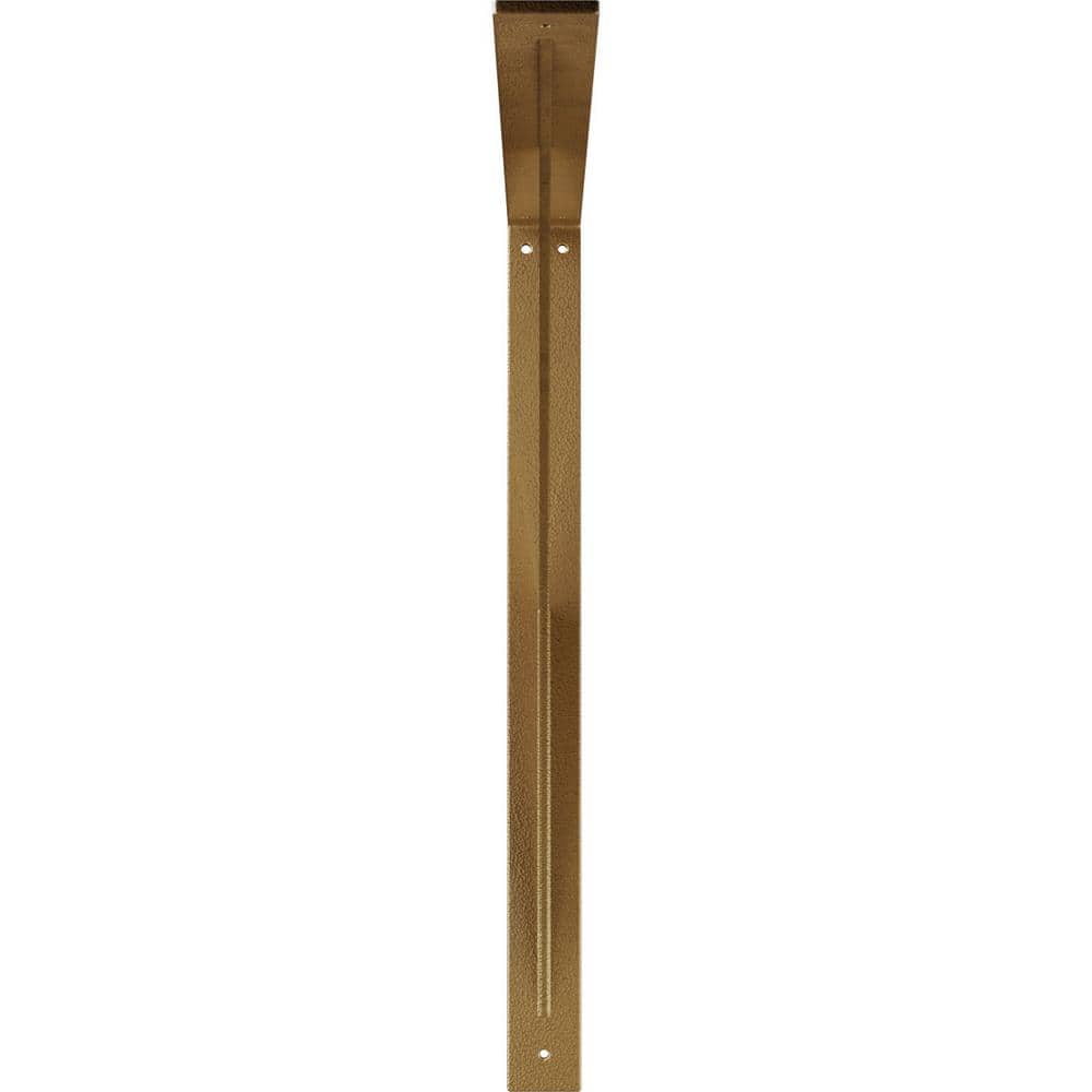Hammered Gold 24'' Steel Bracket for Shelves