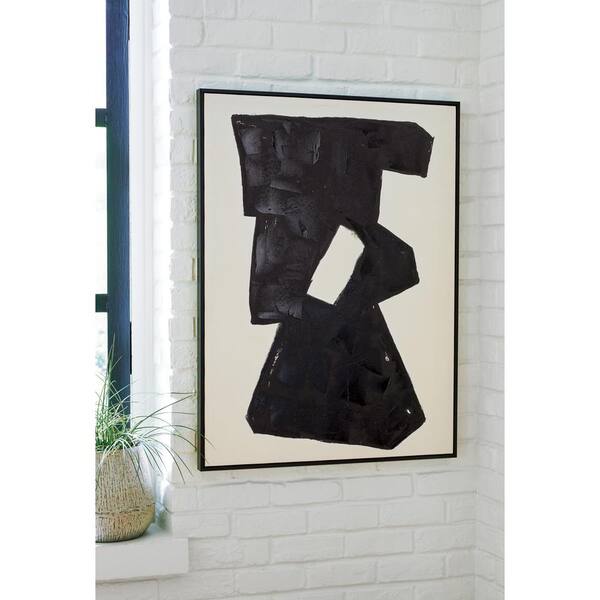 Signature DESIGN BY ASHLEY Garviery Framed Abstract Wall Art 40 in