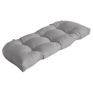 41.5 in. x 18 in. Paloma Valencia Outdoor Tufted Contoured Bench Cushion