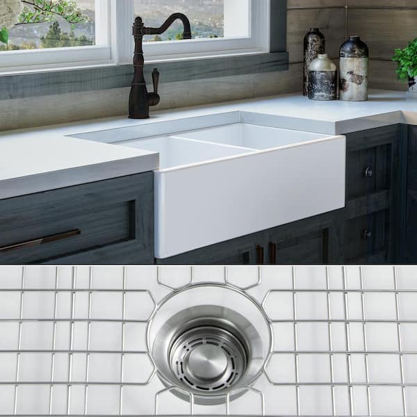 Installing a Farmhouse Sink: Choosing Premade or Custom Cabinets - Fossil  Blu