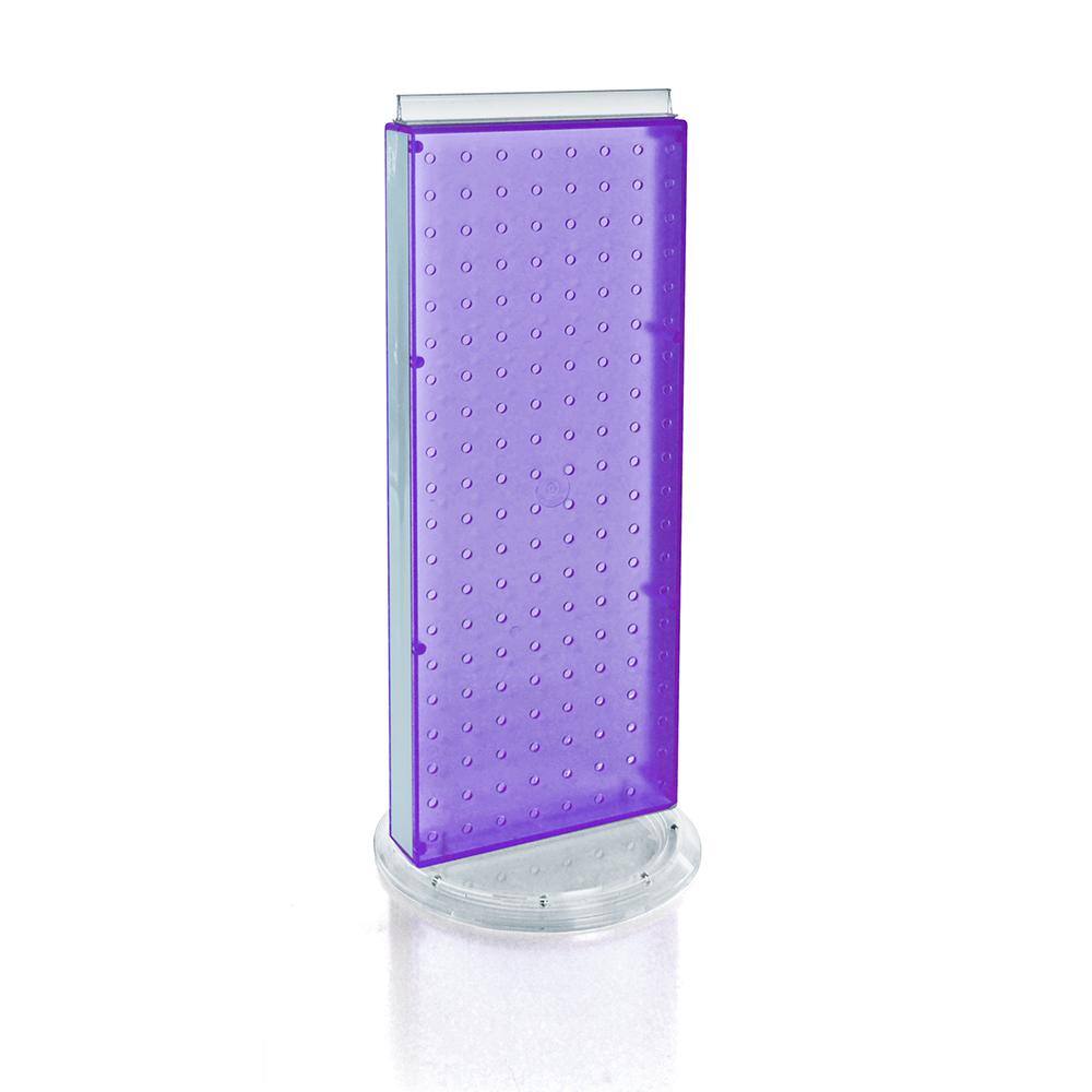 20 in. H x 8 in. W Pegboard Counter Display in Purple Styrene price history on PriceWatchPro