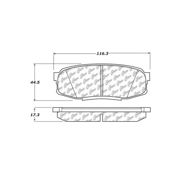 Centric Parts Disc Brake Pad Set