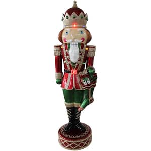 22 in. Musical Christmas Nutcracker with LED Multi-Color Lights