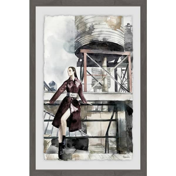 Unbranded 30 in. H x 20 in. W "Urban Chic Fashion" by Parvez Taj Framed Wall Art
