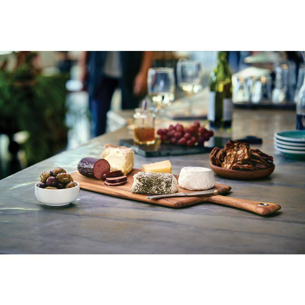 Acacia Wood Large Rectangular Paddle Chopping Block