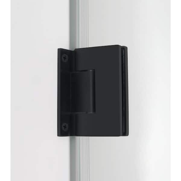 Aston Vanora 30 in. x 30 in. x 72 in. Frameless Corner Hinged