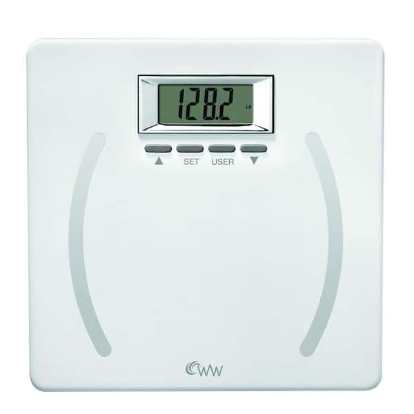 Conair Weight Watchers Digital Plastic Body Analysis Scale in White