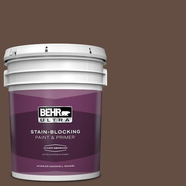 BEHR ULTRA 5 gal. #S-G-760 Chocolate Coco Extra Durable Eggshell Enamel Interior Paint & Primer