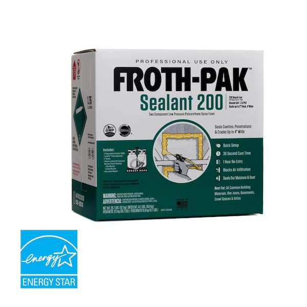 FROTHPAK 200 Spray Foam Sealant Kit 656 oz. 12031949 The Home Depot