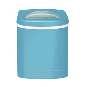 26 lbs. Portable Counter Top Ice Maker in Blue