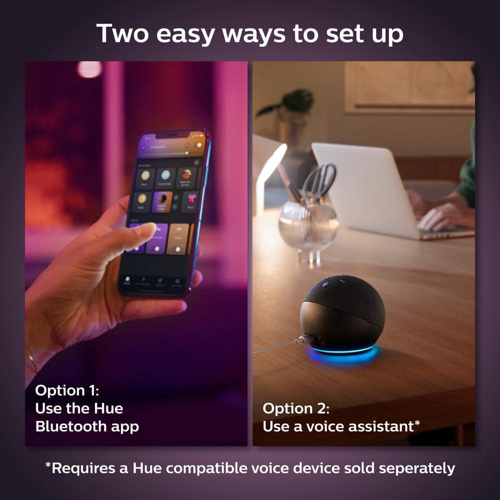 Philips Hue 75W Multicolor Dimmable Smart LED Light Bulb