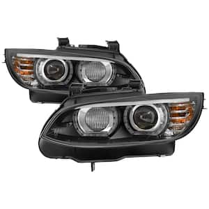 BMW F92 3 Series 08-10 Projector Headlights - LED DRL - Black