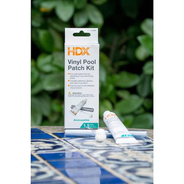 Pool Above Heavy Duty Vinyl Repair Patch Kit with Clear Sealant