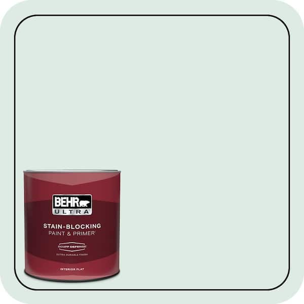 BEHR ULTRA 1 qt. #M430-1 Snowbound Extra Durable Flat Interior Paint & Primer