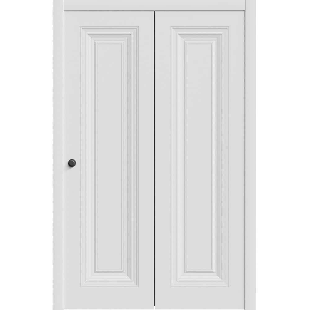 7111 36 in. x 96 in. Sold Core White Color Wood Bi-fold Door with Hardware price history on PriceWatchPro
