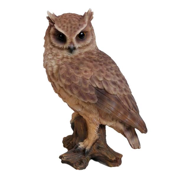 HI-LINE GIFT LTD. Screech Owl On Stump Garden Statue