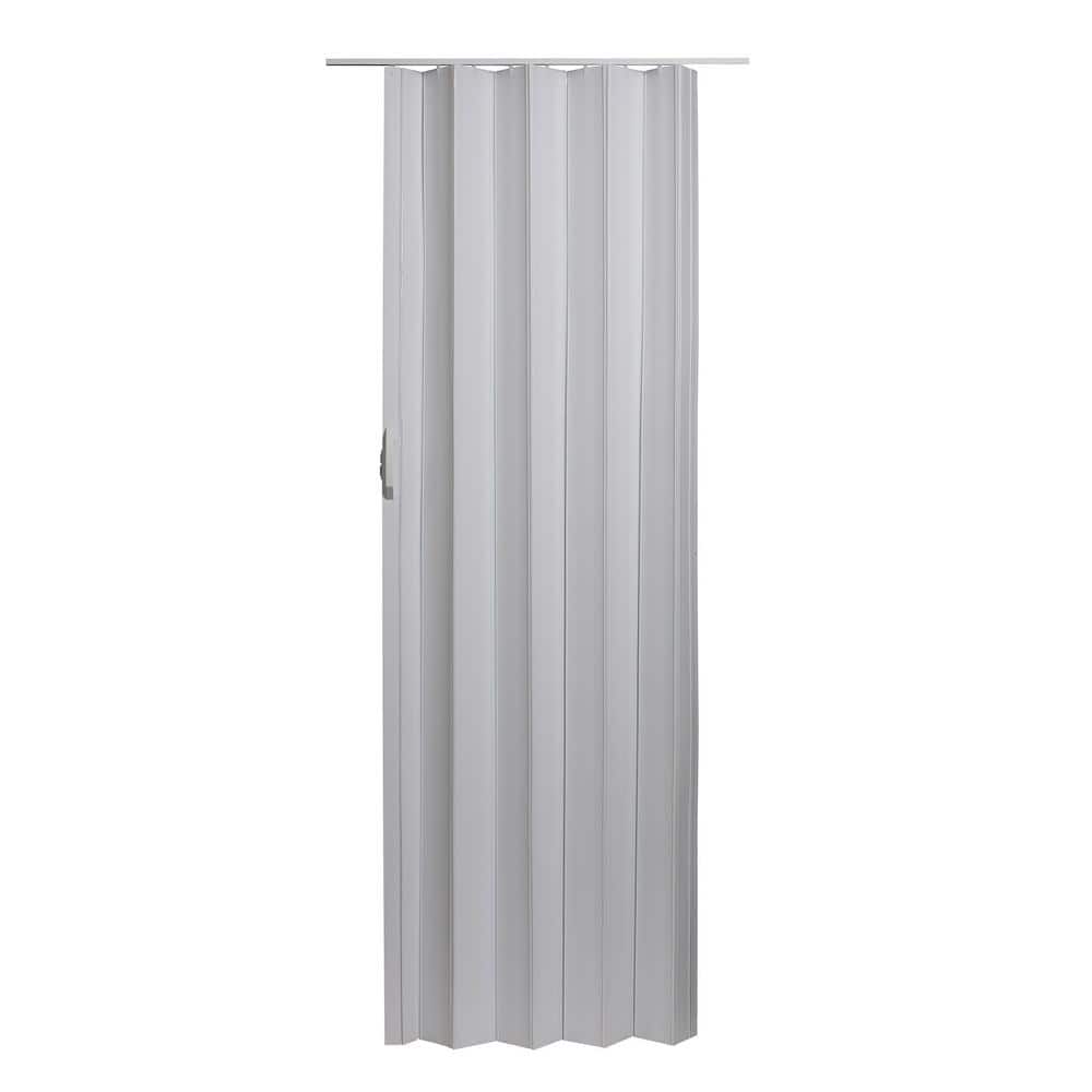 Spectrum Via 32 in. x 96 in. White Vinyl Accordion Door with