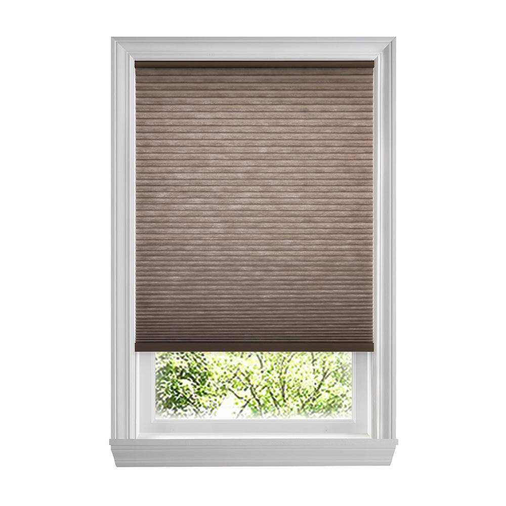 Chocolate Cordless Light Filtering Cellular Window Shades - 68.375 in. W x 64 in. L(Actual Size 68.125 in. W x 64 in. L) price history on PriceWatchPro