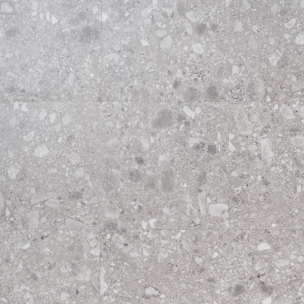 Luxe Terrazzo Earth 12 MIL x 12 in. x 24 in. Glue Down Stone Look Waterproof Luxury Vinyl Flooring (40 sq. ft./Case) price history on PriceWatchPro