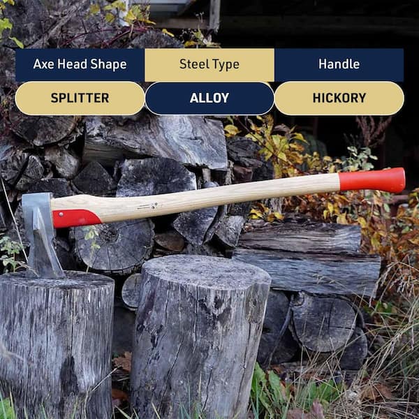 Pure Garden 31 in. Handle Splitting Maul Axe KC4914-48 - The Home