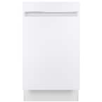 18 in. White Top Control ADA Dishwasher with Stainless Steel Tub and 47 dBA