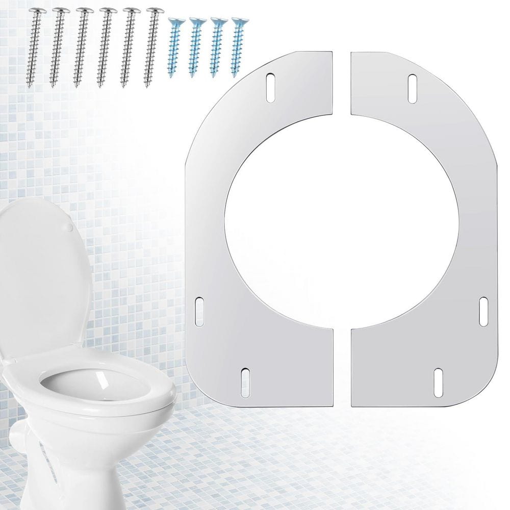 Stainless Steel Toilet Flange Support Plate, Closet Flange Floor Repair Ring Bracket Extender Kit price history on PriceWatchPro