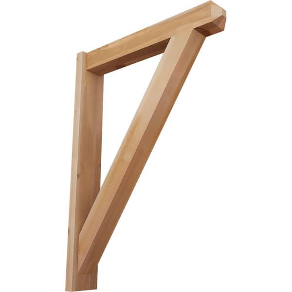 Ekena Millwork 6 in. x 42 in. x 30 in. Western Red Cedar Traditional Craftsman Smooth Outlooker