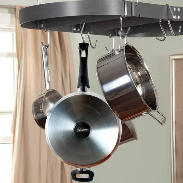 Oster Cartland 3 qt. Stainless Steel Saute Pan with Glass Lid