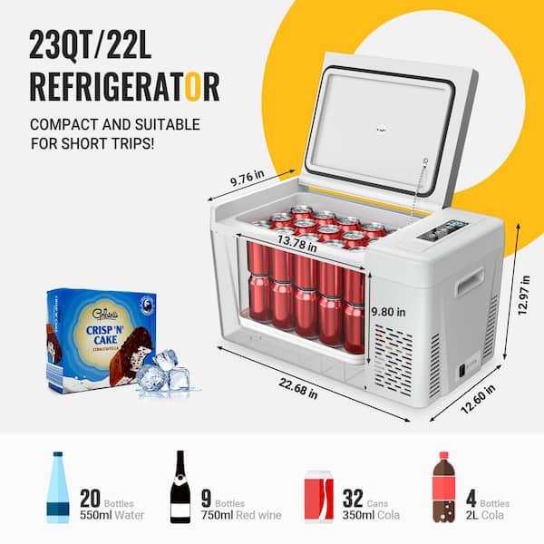  BougeRV 110~240V AC Power Cord for Car Freezer Portable Fridge  Refrigerator, AC Adapter for 12V Refrigerators from Most Brands : Automotive
