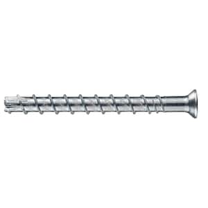 1/4 in. x 2 in. Kwik Hus EZ Countersunk Screw Anchor for Concrete and Masonry (100-Piece)