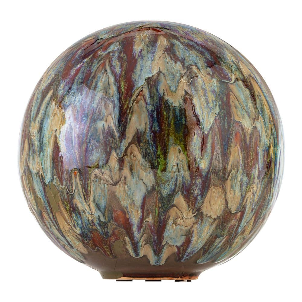 10 in. Tall Indoor/Outdoor Glazed Ceramic Gazing Globe Yard Decoration price history on PriceWatchPro