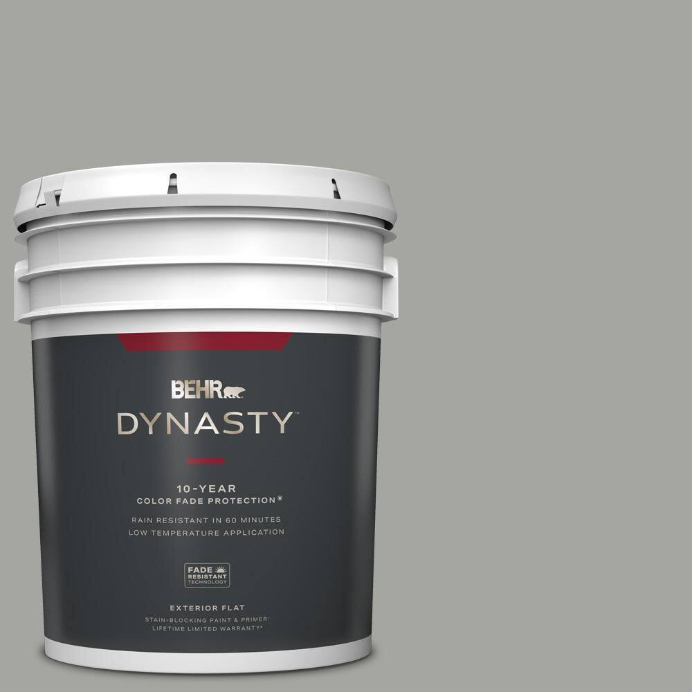 BEHR DYNASTY 5 gal. PPU2418 Great Graphite Flat Exterior Stain