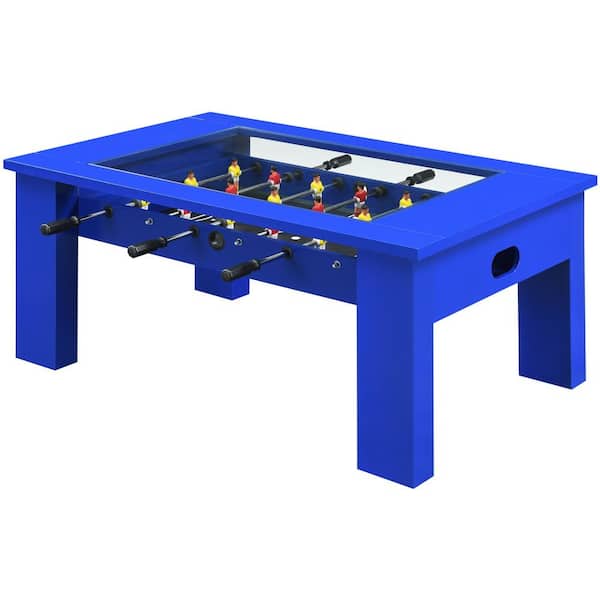 Hanover Foosball Coffee Table in Blue